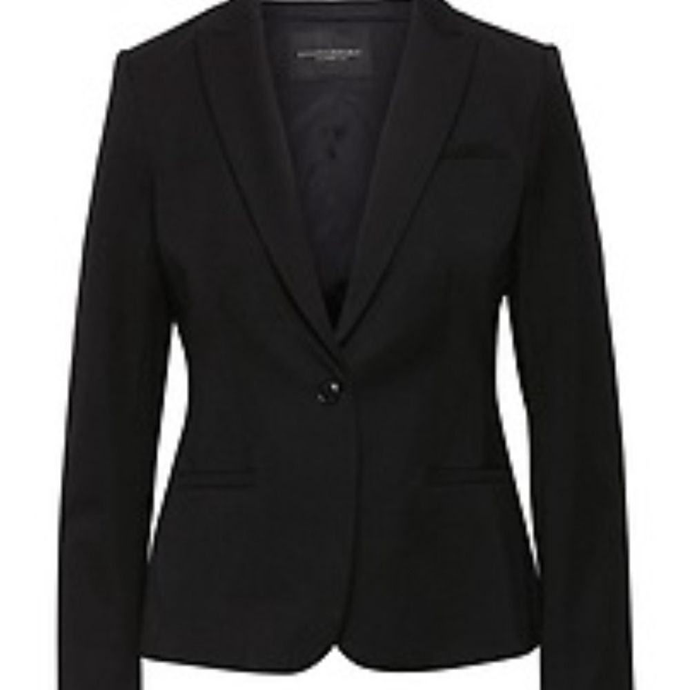 Petite Banana Republic Classic-Fit Bi-Stretch BlazerWomen's